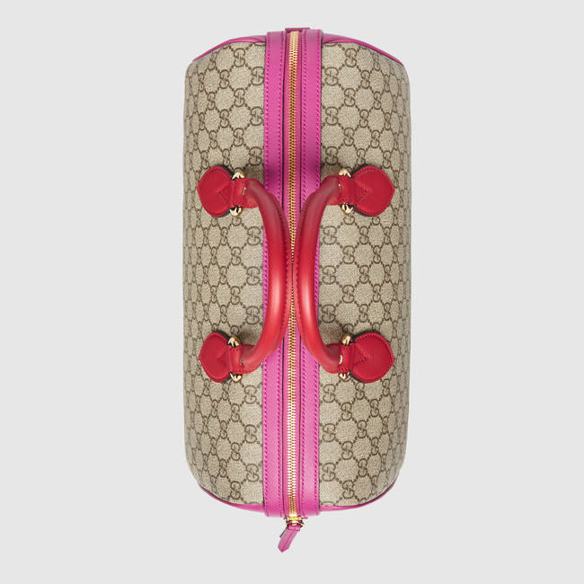 Gucci supreme sales boston bag hibiscus